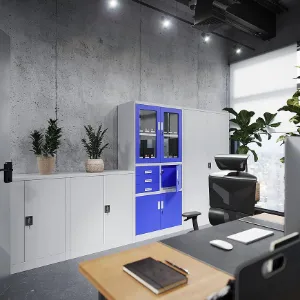 Obrazek Szafa Jan metalowa szary