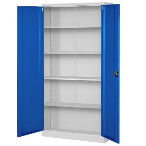 Obrazek Szafa Jan metalowa szary/niebieski