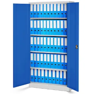 Obrazek Szafa Jan metalowa szary/niebieski