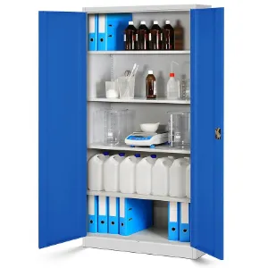 Obrazek Szafa Jan metalowa szary/niebieski