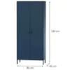 Obrazek Szafa metalowa Flavio Modern dark blue
