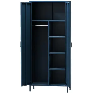 Obrazek Szafa metalowa Flavio Modern dark blue