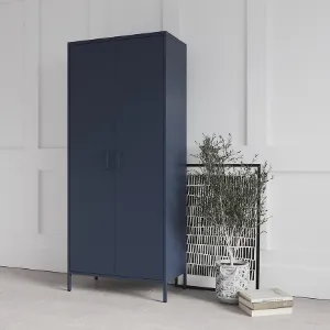Obrazek Szafa metalowa Flavio Modern dark blue