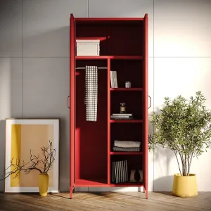 Obrazek Szafa metalowa Flavio Modern red