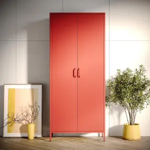 Obrazek Szafa metalowa Flavio Modern red