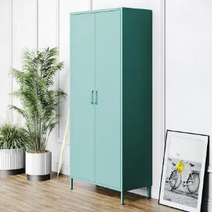 Obrazek Szafa metalowa Flavio Modern sea green