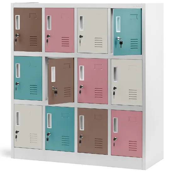 Obrazek Szafa Ola metalowa pastelowy/multikolor