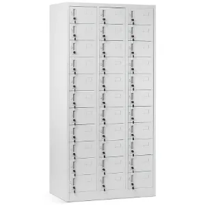 Obrazek Szafa Olivier metalowa szary