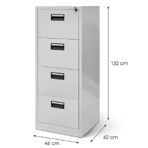 Obrazek Komoda Sara V004 metalowa biały