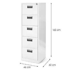 Obrazek Komoda Sara V005 metalowa biały