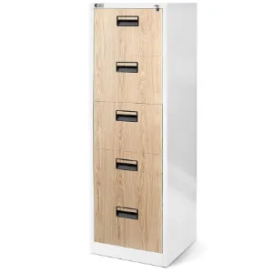 Obrazek Komoda Sara V005 metalowa biały/sonoma