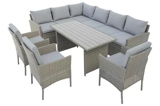 Obrazek Komplet technorattanowy Catania natural