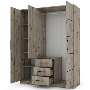 Obrazek Szafa Bollate 3 Dąb Welington