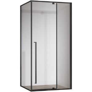 Obrazek Kabina prysznicowa prostokątna Zen 100x80x195 black