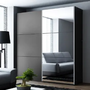 Obrazek Szafa Vigo 120 Grafit/Lustro