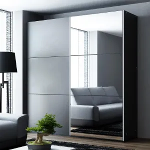 Obrazek Szafa Vigo 120 Czarny /Lustro