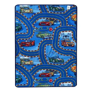 Obrazek Dywan dziecięcy Racers 77 1,0/1,5 niebieski