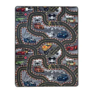 Obrazek Dywan dziecięcy Racers 97 1,0/1,65 szary