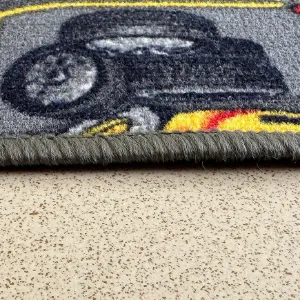 Obrazek Dywan dziecięcy Racers 97 1,33/1,75 szary