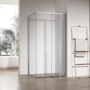 Obrazek Kabina prysznicowa prostokątna Zen 120x80x195 chrom