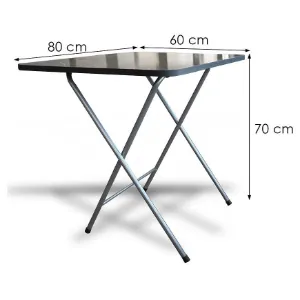 Obrazek Stół Składany Root 80x60 Czarny Marmur