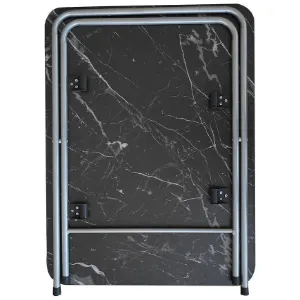 Obrazek Stół Składany Root 80x60 Czarny Marmur