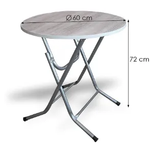 Obrazek Stolik składany Jupiter 70Q naturalny