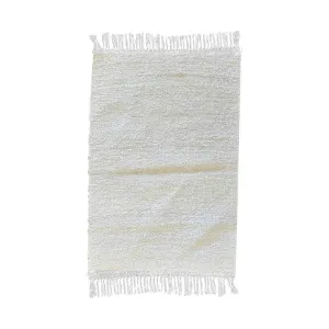 Obrazek Ręcznie tkany dywan bawełniany Milan B 0,7/1,5 biały