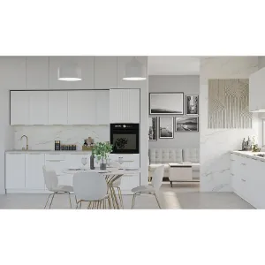 Obrazek Szafka Kuchenna Tuluza 40DK-210 2F biały mat lamel