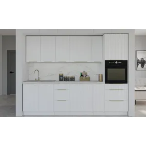 Obrazek Szafka Kuchenna Tuluza 60D 3S BB biały mat lamel