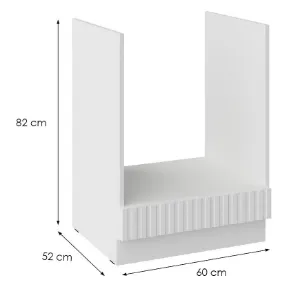 Obrazek Szafka Kuchenna Tuluza 60DG BB biały mat lamel