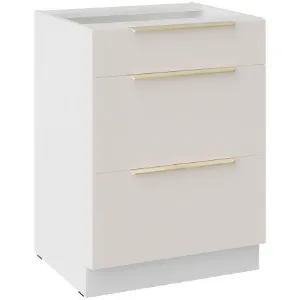 Obrazek Szafka Kuchenna Nicea 60D 3S BB beż piaskowy