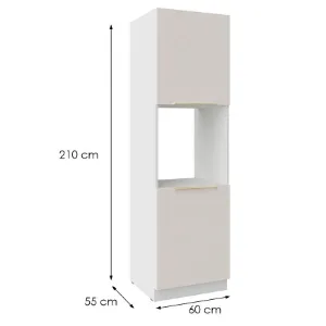 Obrazek Szafka Kuchenna Nicea 60DP-210 2F beż piaskowy