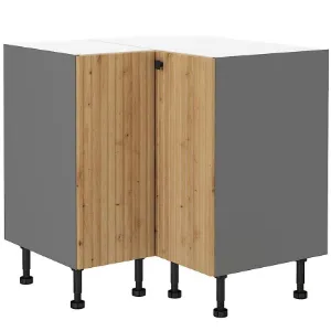 Obrazek Szafka Kuchenna Ava Artisan/Antracyt 90x90 Nd 2f Bb