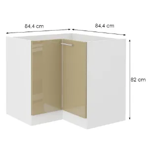 Obrazek Szafka Kuchenna Lara Cappuccino 90x90 Nd 2f Bb