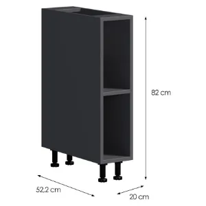 Obrazek Szafka Kuchenna Loft II D20 OTW grafit