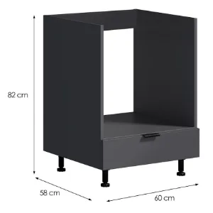 Obrazek Szafka Kuchenna Loft II D60 KU grafit