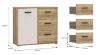 Obrazek Komoda Calvado 221 dąb mauvella/piaskowy
