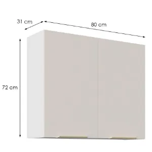 Obrazek Szafka Kuchenna Nicea 80G-72 2F beż piaskowy