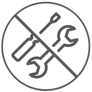 Obrazek Regał plastikowy T60 60x30x138 cm czarny