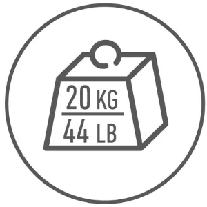 Obrazek Regał plastikowy T60 60x30x138 cm czarny