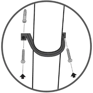 Obrazek Regał plastikowy T60 60x30x138 cm czarny