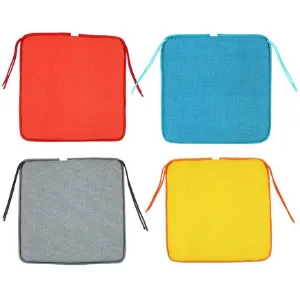 Obrazek Poduszka na krzesło ogrodowe 36x36x2 cm 402095 mix