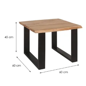 Obrazek Ława Hector U 9500 Naturalny/Czarny