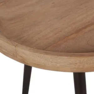 Obrazek Stolik Z Tacą Olaf 3 9496 Naturalny/Czarny