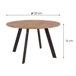 Obrazek Stół Olaf 9494 naturalny/czarny