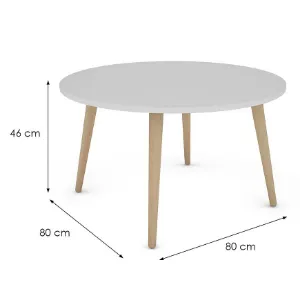 Obrazek Ława Porto 80x80x46 Biały