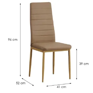 Obrazek Krzesło Martha 10424 brązowe