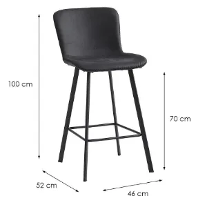 Obrazek Krzesło barowe Irina 11090 szare