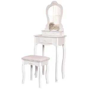 Obrazek Toaletka z taboretem Sylvia 012 9512 biała